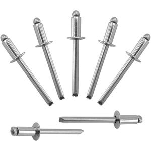 ALLCLEAN 100 Pcs 3/16"x3/8" Stainless Steel Blind Pro Rivets,4.8 x 10mm Pop Rivets,Stainless Steel Grip and Stainless Steel Mandrel