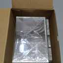 SANRUI Clear Acrylic Facial Tissue Box Cover Holder with 8mm Top Lid Rectangle Napkin Dispenser Organizer for Bathroom, Kitchen and Office Desk