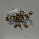 khtumeware 10 Pack 3-3/4 Inch Hole Center Brushed Brass Cabinet Pulls Heavy Duty Solid Warm Brass Cabinet Handles cabinets Dressers Kitchens Handles Bathroom cabinets