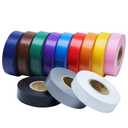 Lichamp 12 Pack Colored Electrical Tape Waterproof, 3/4 in x 66ft, Industrial Grade UL/CSA Listed High Temp Electrical Tape Colors Electric Super Vinyl, 1275C1