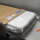 Baby Bassinet Bedside Sleeper,3-in-1 Rocking Bassinet for Baby with 6-Level Height Adjustable, 4 Wheels & Breathable Mesh Walls, Portable Bedside Crib with Mattress for Newborn (Dark Grey)