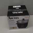 Aroma Housewares ARC-363-1NGB 3 Uncooked/6 Cups Cooked Rice Cooker, Steamer, Multicooker, 2-6 cups, Black