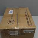 Furologee Kitchen Bakers Rack with Power Outlet, Coffee Bar Station with Storage 4 Tiers, Microwave Oven Stand with 6 S Hooks, Kitchen Storage Shelves Rack for Spices, Pots, Black Oak (22inch)