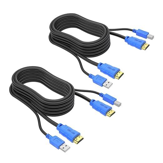 KVM CABLE USB 2.0 1.2M 4 PCS