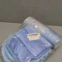 Vyntra 175 PCS Disposable Plates for Party, Paper Plates & Napkins Set with Cups, Knives, Forks, Spoons, 7'' Dessert and 9'' Dinner Plates for Baby Shower, Boy Birthday - Light Blue