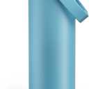 ENCOOL Insulated Water Bottle with Straw Stainless Steel Water Bottle, Leak-Proof, BPA-Free, Double Wall Vacuum Keeps Cold for 24 Hours for Sports, Travel, School (26 oz, Acid Green)