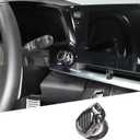 Engine Stop Push Start Button Cover Trims Compatible with Chevrolet Corvette C8 Stingray 2020-2026, Ignition Starter Trim Cover Accessories