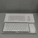 Wireless Keyboard and Mouse for Mac, Bluetooth/2.4G USB Dual-Channel Connection, Multi Device, Rechargeable Wireless Keyboard and Mouse Combo Compatible with Mac, iPad, iPhone