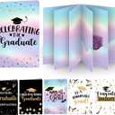 AmazingSpark 6 Set Graduation Gift Card Holder Class of 2026 University Gift Card Booklet with 5 Slots, Congratulations Grad Money Holder for High School College Graduates