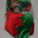 Elf Costume for Kids Girls Christmas Toddler Girl Elf Dress Costume (7-8 Years, Red)