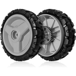 580365301 Wheels for Hus qvarna AWD Lawn Mower, 593198101 Drive Wheels for HU675AWD, HU700AWD, HU725AWD, HU800AWD, LC356AWD, Craftsman GCV-160 Mower, 2 Pack, 8 Inch