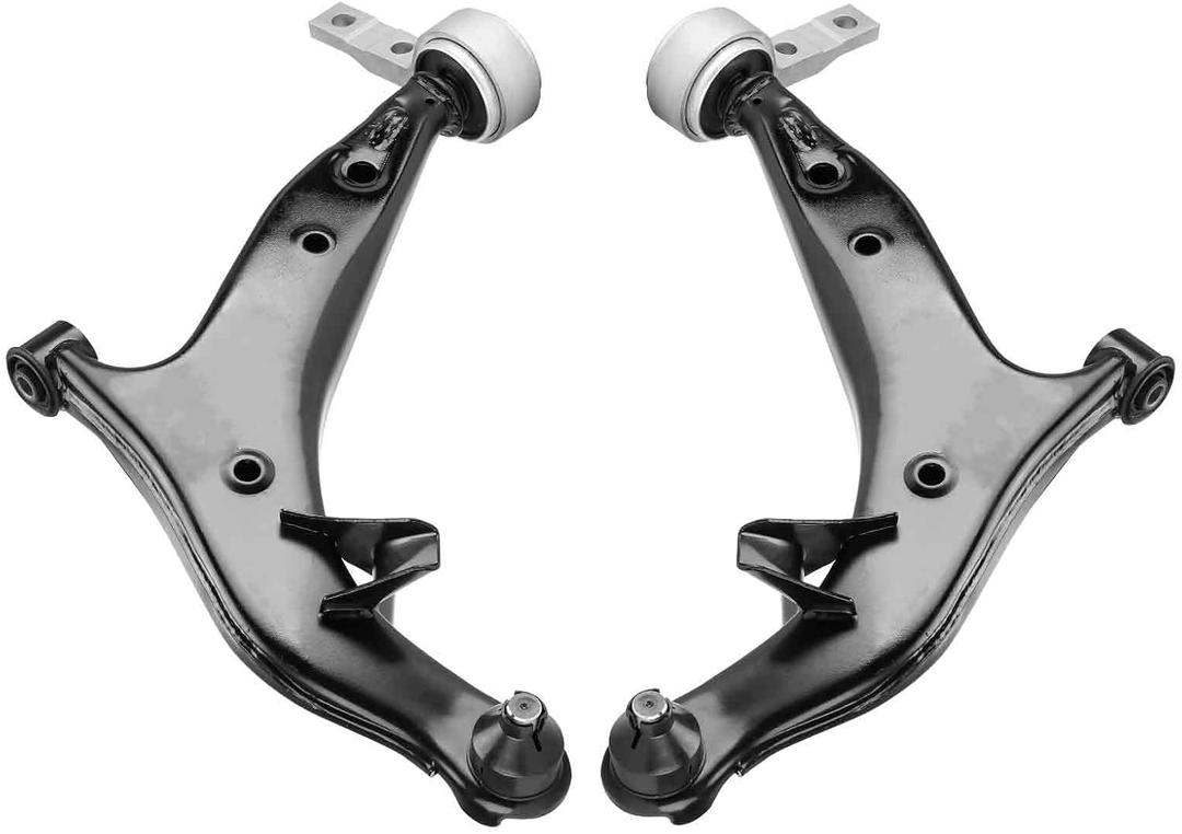 2PC Front Lower Driver Passenger Side Control Arm with Ball Joint Assembly Fit for Nissan Quest 2004 2005 2006 2007 2008 2009 K620560 K620561