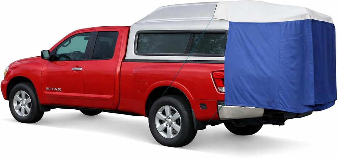 Truck Bed Tent for Caps Fits Ford F-150, Chevy Silverado, Toyota Tundra, Tacoma (2005+), Tailgate  58"  Converts Truck with Cap into Camping Tent (58 inches wide, 11 inches long, 6 inches high)