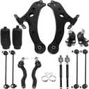 WFLNHB 14PCS Front Lower Control Arm Tie Rods Replacement for Toyota Camry 2007-2011