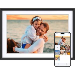 Dragon Touch 10.1'' WIFI Digital Picture Frame - 1280*800 HD IPS Touch Screen Digital Photo Frame Display, Auto-Rotate, Share Photos/Videos Instantly via Free App Best Gifts for Birthday, Wedding, Mom