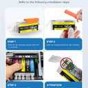 2 x PGI-270XL CLI-271XL 5 Color Value Pack Compatible for 270 271 Ink Cartridges to use with MG5720 MG5721 MG5722 MG6820 MG6821 MG6822 TS6020 (PGBK, Black, Cyan, Magenta, Yellow)