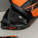 Adult Motocross Helmet ATV Dirt Bike Off-Road Full Face Motorcycle Helmet W/Goggles Gloves & Mask, DOT Approved (Vitality Orange, Medium)
