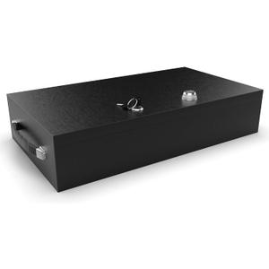 Fire Retardant Large Strong Box, Dual Combination and Key Lock Steel Security Chest Fits Legal Documents & More Flat, Fire Resistant to Safeguard Vitals, 0.43 Cubic Ft, 18" x 10" x 3.5" Interior