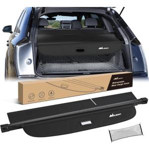 Nilight Cargo Cover Fit for Audi Q7 2016 2017 2018 2019 2020 2021 2022 2023 2024 2025, Retractable Privacy Security Shield Shade Rear Trunk Cover, with Trunk Storage Net