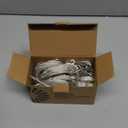 Brightown 300 LED Curtain Lights, 9.8 FT Plug in Fairy Lights for Bedroom, 8 Lighting Modes, Christmas String Lights for Window Wall Wedding Party Birthday Christmas Decorations, Warm White