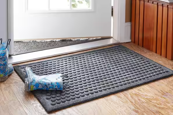 Black Front Door Mat 36x24in