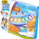 Crayola Bluey Color Wonder Magic Light Brush, Mess Free Painting Station for Kids, Holiday for Kids, Toddler Bluey Toys & Activities, Ages 3+