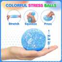 6 Set Squishy Sensory Stress Squeezing Balls forAdults: Best Calming Tool to Relieve Anxiety, Vent Mood and Improve Focus, Easter Basket Stuffers for Kids, Goodie Bag Stuffers