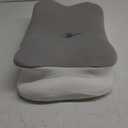 Cervical Pillow for Neck Pain Relief, Hollow Design Odorless Memory Foam Pillows with Cooling Case, Adjustable Orthopedic Bed Pillow for Sleeping, Support for Side Back Sleepers (Gray)