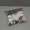 Color Block Sports Bra 62643 Black+Burgundy Red+Navy Blue, Size S