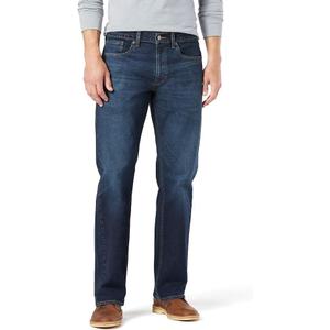 Levi Strauss Signature Gold Men's Relaxed Fit Flex Jean Pants (38W x 34L, Vortex Flx)