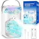 iFTY Small Portable Air Conditioners, Portable AC Unit w/Remote, 1.5L Water Tank, 3 Speeds, 2 Cool Mist, 3 Timers, 7 Night Light, Mini Air Conditioner, Personal Air Cooler Fan for Room Bedroom White