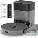 AIRROBO T25+ Robot Vacuum and Mop Combo,5500Pa Powerful Suction, Self-Emptying, 60-Day Capacity, 240 Mins, Smart APP Control, Multi-Floor Mapping，Perfect for Hard Floors, Carpets, and Pet Hair
