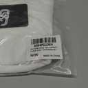 SUUKSESS Women Sexy Mesh Sheer Crop Tank Tops Sleeveless Ruched Going Out Tops (Small, Snow White)