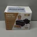 Cordless Electric Heated Lunch Box,Pro 24000mah Heated Lunch Box,Battery Powered, 1.2L Portable Food Heater-3D-5 Side Heating-Intelligent Temperature Control,Suitable For Trucks,Offices,Travel (Black/White)