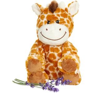 Flirty Giraffe - Microwavable & Weighted Plush Stuffed Animal - Heated Plushie for Warmth - Cute, Soft, Cozy Toy for Adults & Children (Boys, Girls, & Toddlers) by Warm Pals
