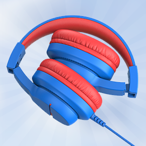 iClever BTH12 Kids Bluetooth Headphones,Colorful LED Lights,74/85dBA Safe Volume,85H Playtime,Bluetooth 5.2,Over Ear Wireless Headphone Built-in Mic for iPad/Tablet/Airplane