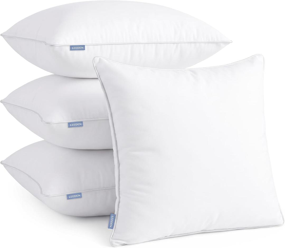 Leeden 18x18 Throw Pillow Inserts Set of 1, Pillow Forms for Couch