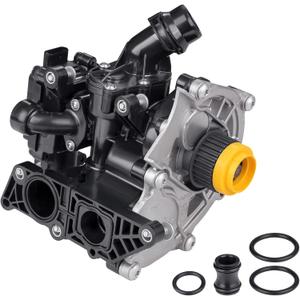 JDMON Replacement for Electric Engine Water Pump Assembly Volkswagen VW Audi Alltrack Arteon Atlas Beetle Jetta Passat Golf A4 A5 A6 Q3 Q5 Q7 TTS TT 1.8T 2.0T 2012-2021 Replaces 06L121011B 06L121111H