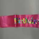  Pink Birthday Sash for Girls 