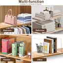 10 Pack Shelf Dividers, Adjustable Shelf Dividers for Closet Organization with Non-Slip Design, Clear Acrylic Shelf Dividers for Clothes, Handbags, Purses, Towels, Bookshelf in Home Organization