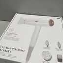 T3 Featherweight StyleMax Professional Ionic Hair Dryer with Custom Heat Automation & 4 Attachments,Fast Drying,Lightweight with 5 Heat & 3 Speed Settings,2 Concentrators,Diffuser & Smoothing Comb (1" Clip Iron, White)