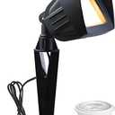 LED Flood Light Outdoor Low Voltage12V, Replaceable 3W MR11 LED Bulb Warm White 2700K-3000K, Weatherproof for Garden Yard Landscape Lighting for Walls, Trees, Plants, Signs, Security Light