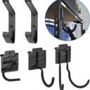 Ultrawall 5 Pack Shelving Hooks for Keyhole Shelves Organization, Utility Shelves Hooks for Clothes, Hats, Garden Tool Bags, Chainsaws, Cords, Tools Equipment