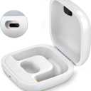 Charging Case Replacement Compatible with Powerbeats Pro Charger with Bluetooth Pairing Sync Button & 700mAh Built-in Battery (Not Include Power Beats Earbuds) White