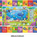 Baby Play Mat for Floor, Kids Rug Playmat Baby Crawling Mats Educational Tummy Time Mats Soft ABC Play Mat for Toddlers Infants Kids Rug for Playroom Classroom(110.2X78.7 INCH, Style 2)