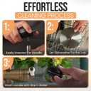 Stainless Steel 6" Burger Smasher, 1.2lb, Strong and Easy-to-Hold Handle to Keep Hands Away from Heat, Durable Design, Dishwasher Safe, Smashburger and Bacon Griddle Press, Prensa para hamburguesas