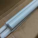 KAMANINA 1 Inch Double Curtain Rod for Windows 72 to 144 Inches (6-12 Feet), White Heavy Duty Drapery Rods, Adjustable Double Rods with End Caps, Fewer Rods, Faster Setup