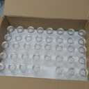 Aoeoe 39 Pack Shot Glass Bulk Set with Heavy Base, 1.5 Ounce Whiskey Shot Glasses, Clear Shot Glasses Set, Round Shot Glass Bulk, Small Shot Cups for Vodka, Whiskey, Tequila, Espresso, Liquor