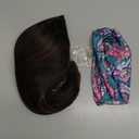 xccoco Highlight Headband Wigs for Black Women Short Brown Yaki Straight Hair Headband Wig Put On and Go Glueless Wig Natural Looking Synthetic Wig with Headband,12inch