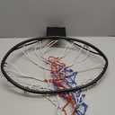 Basketball Rim Goal 18 ", Replacement Basketball Rim Goal Hoop Net for Indoor Outdoor (Black)